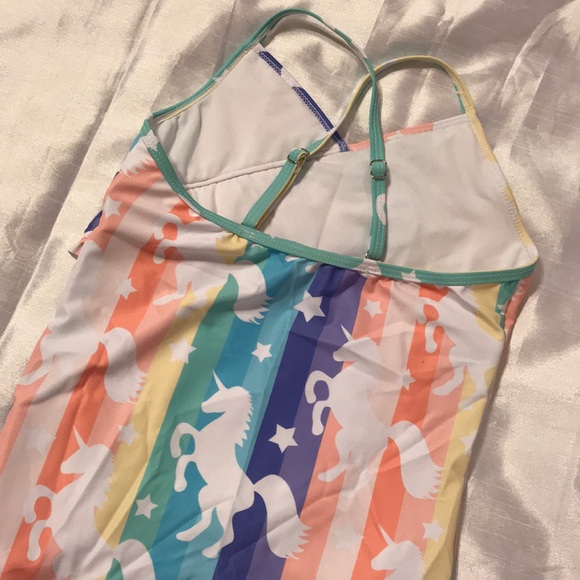 Girls XL unicorn swimsuit one piece - Picture 8 of 8